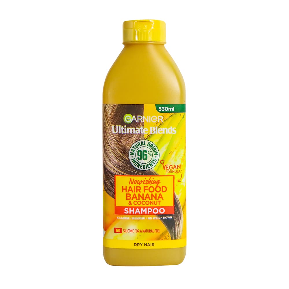 Garnier Ultimate Blends Hair Food Shampoo 530ml (Banana & Coconut)