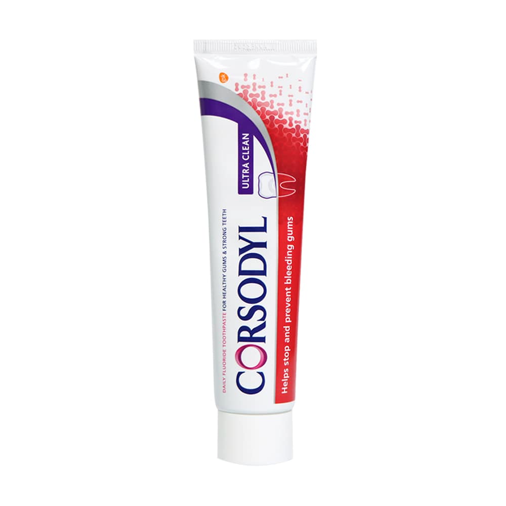 [GSK] Corsodyl Ultra Clean Daily Gum Care Fluoride Toothpaste 100ml