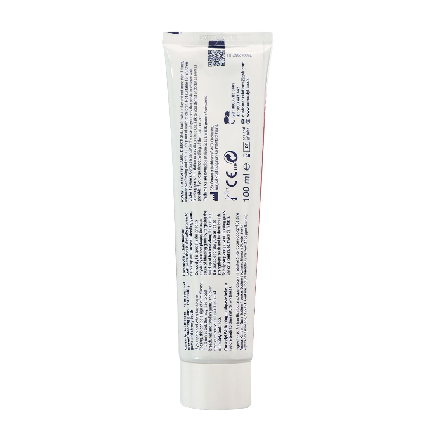 [GSK] Corsodyl Whitening Toothpaste 100ml