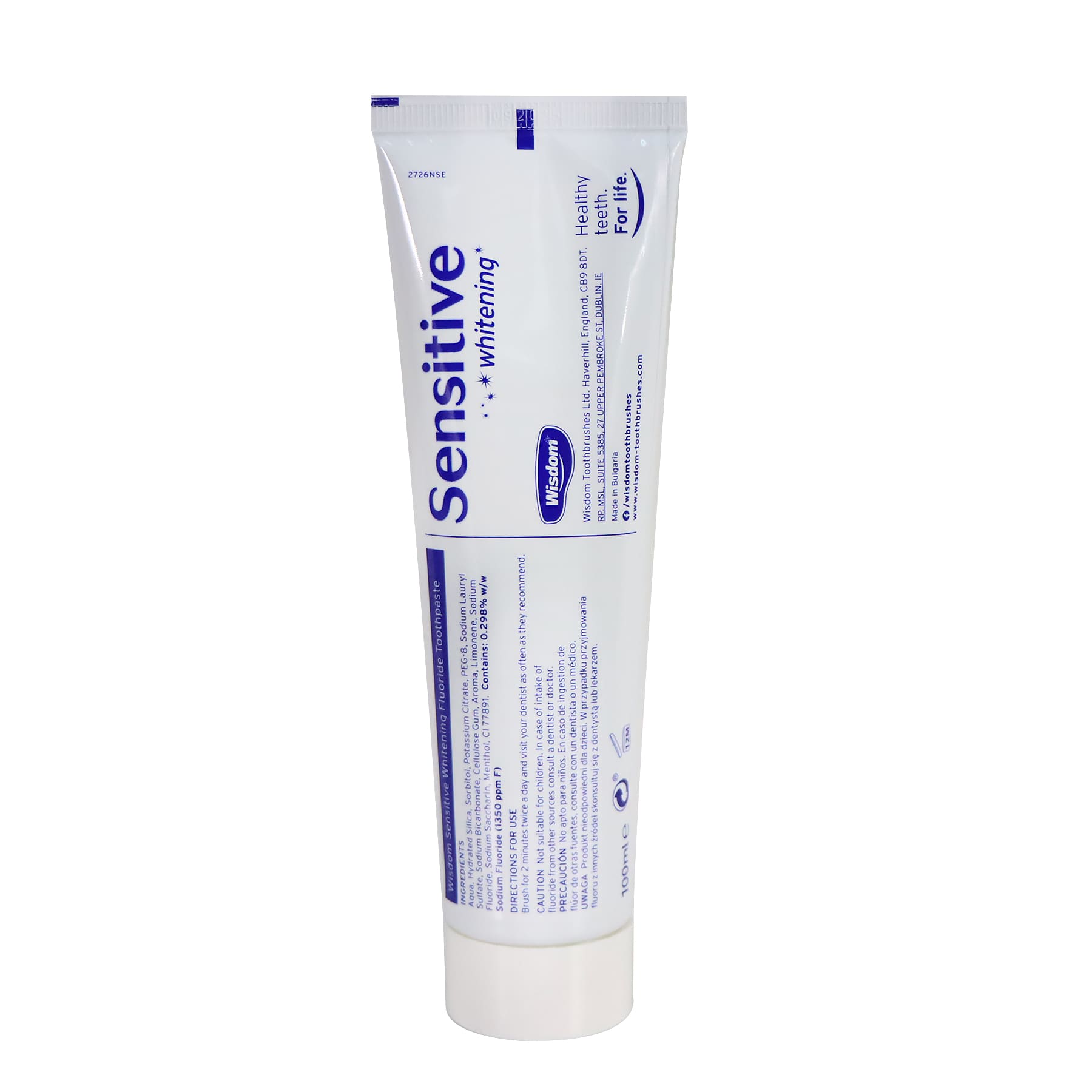 Wisdom Sensitive Whitening Toothpaste 100ml