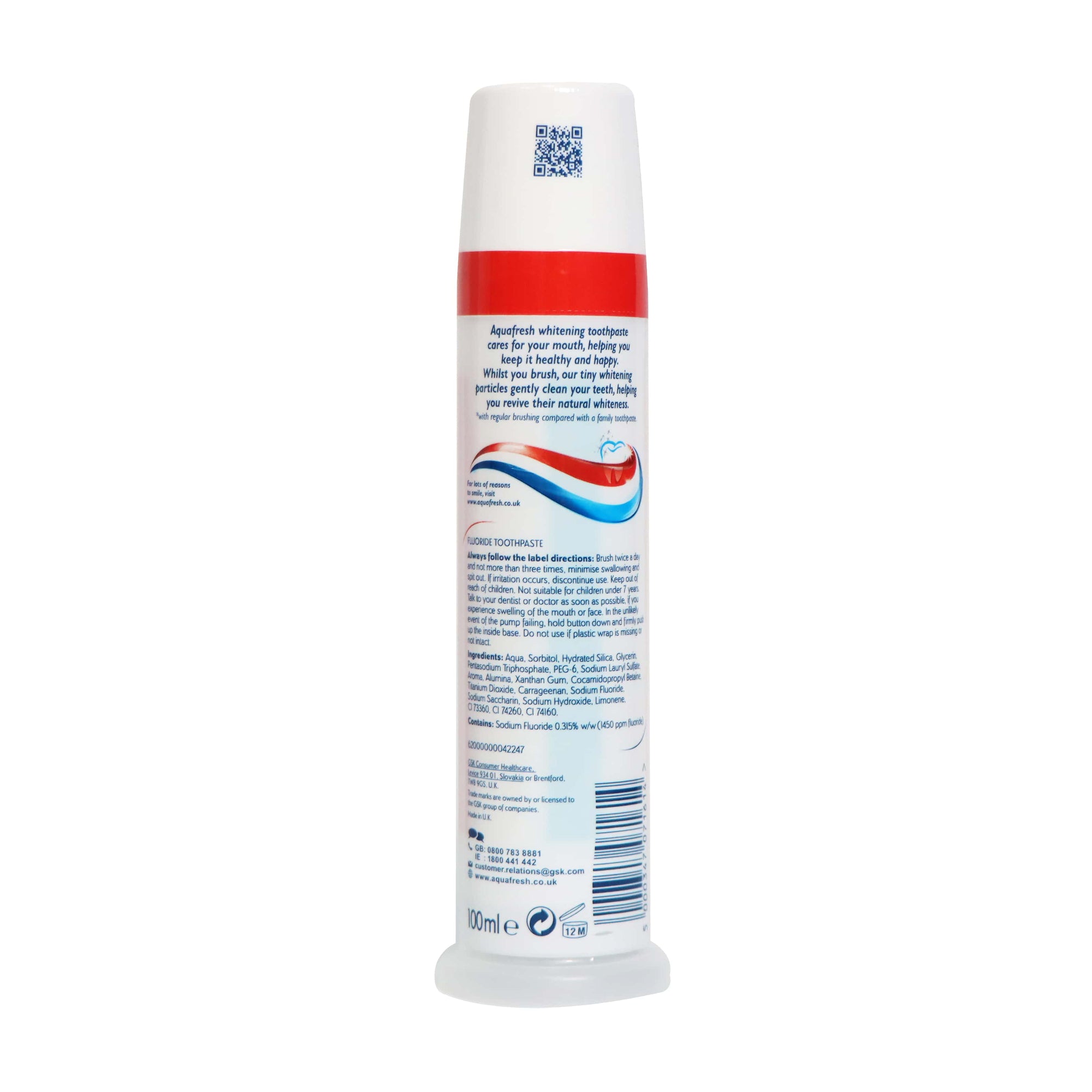 [GSK] Aquafresh Whitening Toothpaste 100ml