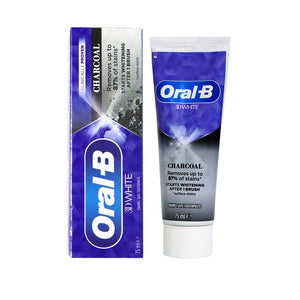 Oral-B 3D 美白竹炭牙膏 75毫升