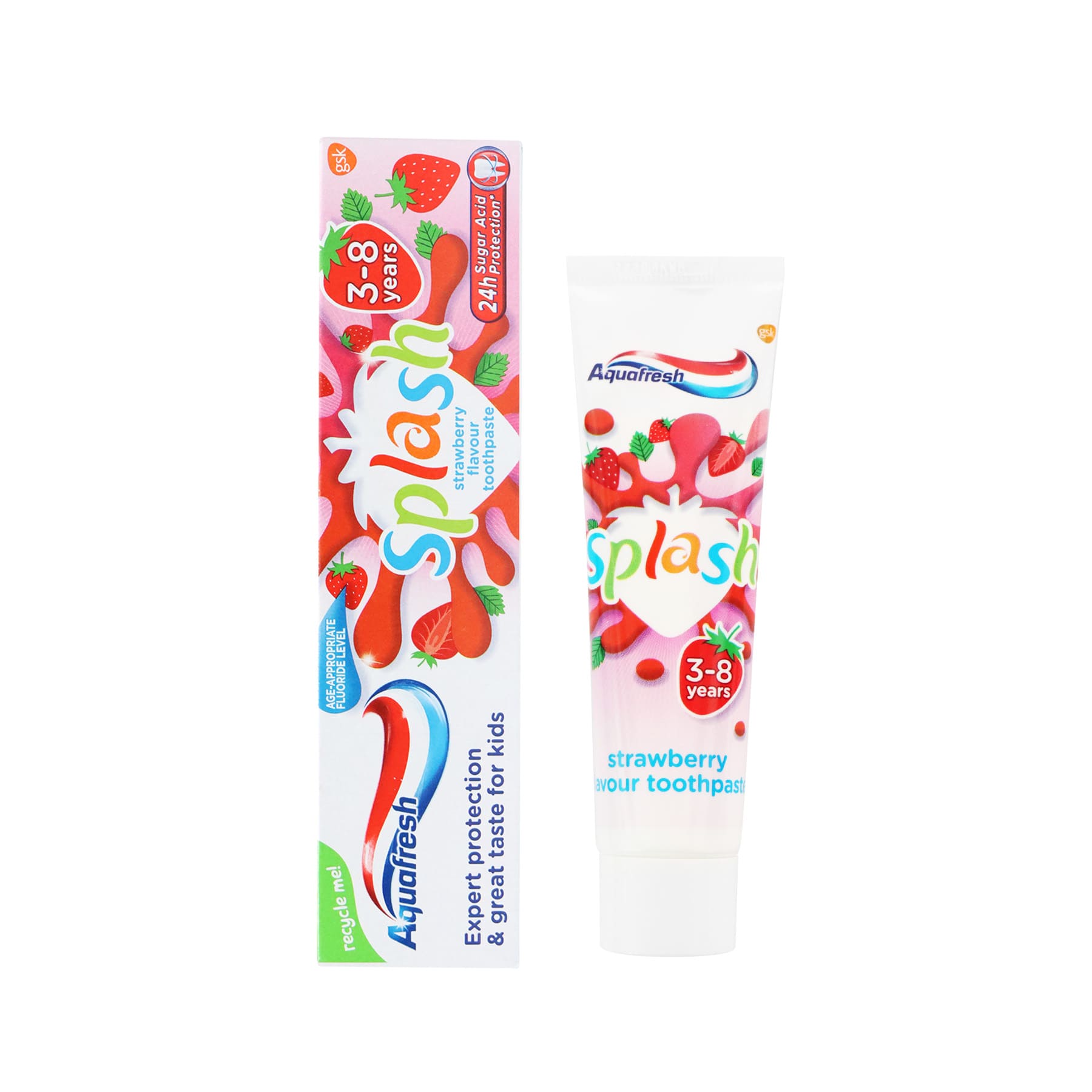 [GSK] Aquafresh 家護 Splash 兒童牙膏 50毫升 (適合3-8歲)