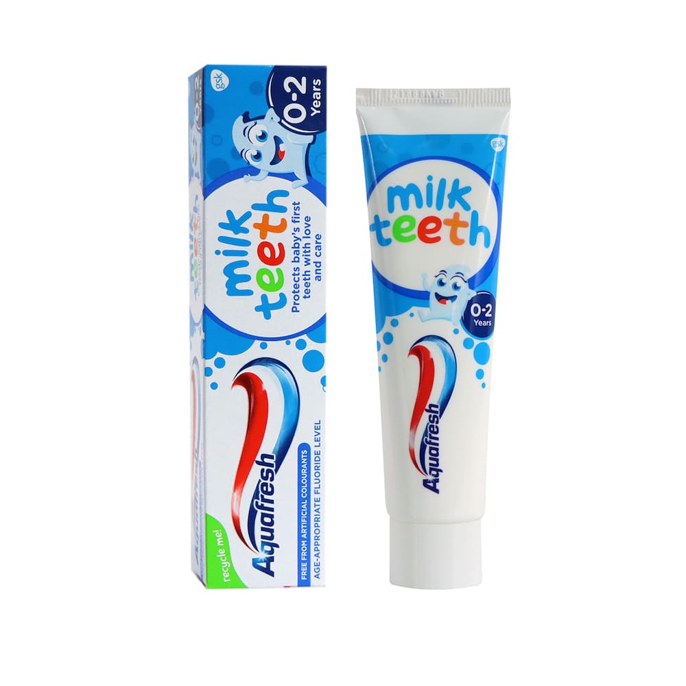 [GSK] Aquafresh Milk Teeth Toothpaste 50ml (0-2 Years)