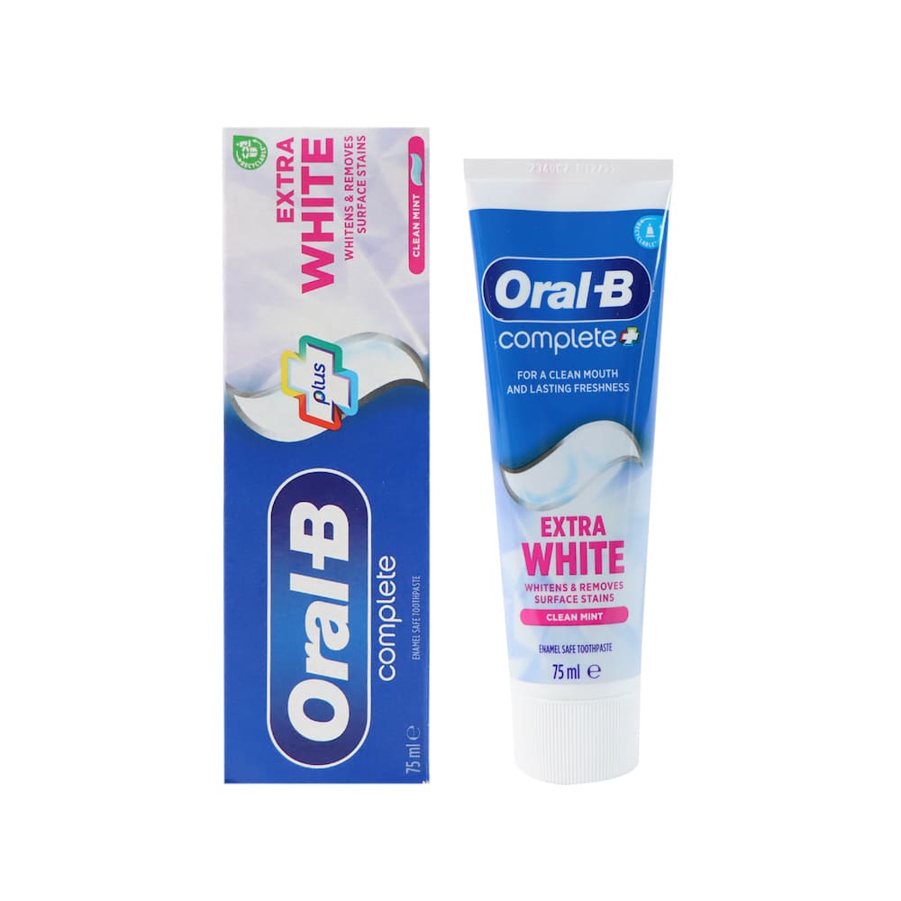 Oral-B Complete Plus Extra White Toothpaste 75ml