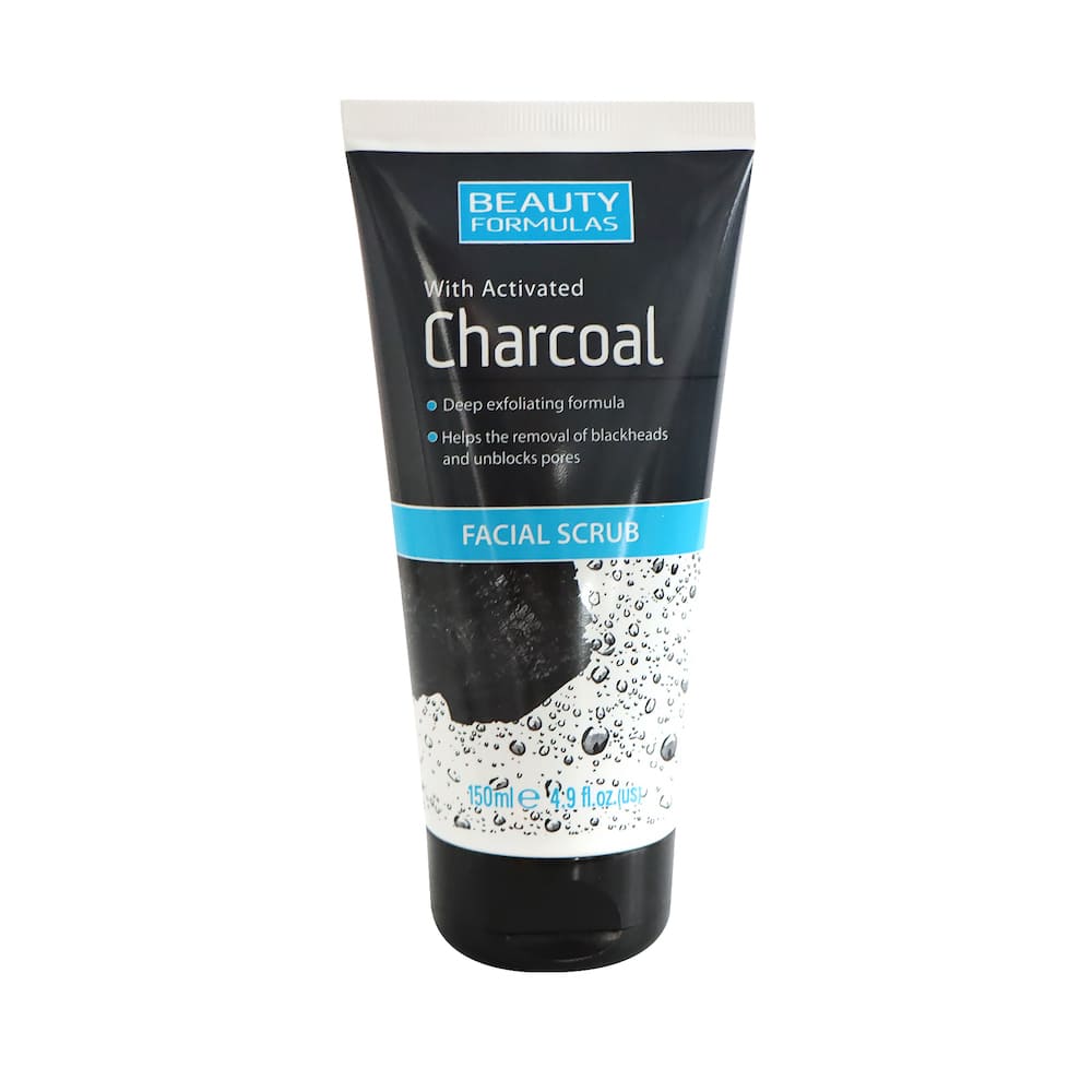 Beauty Formulas Charcoal Face Scrub 150ml