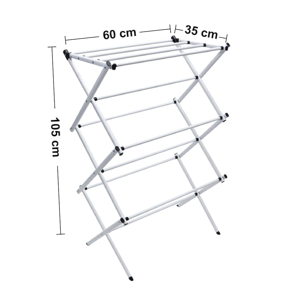 垂直式X型可摺疊晾衣架尺寸