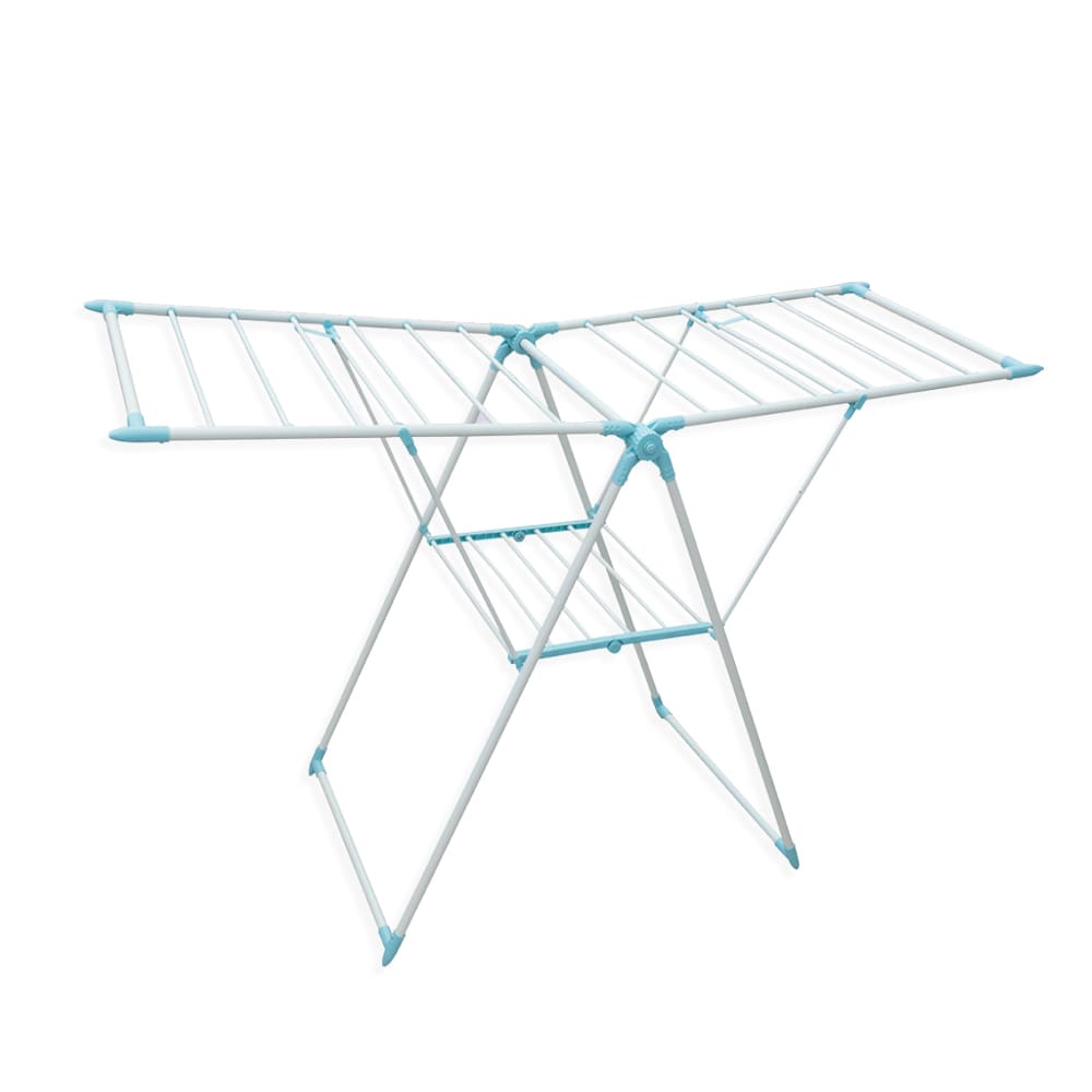Heavy Duty Tier Clothes Drying Rack Blue