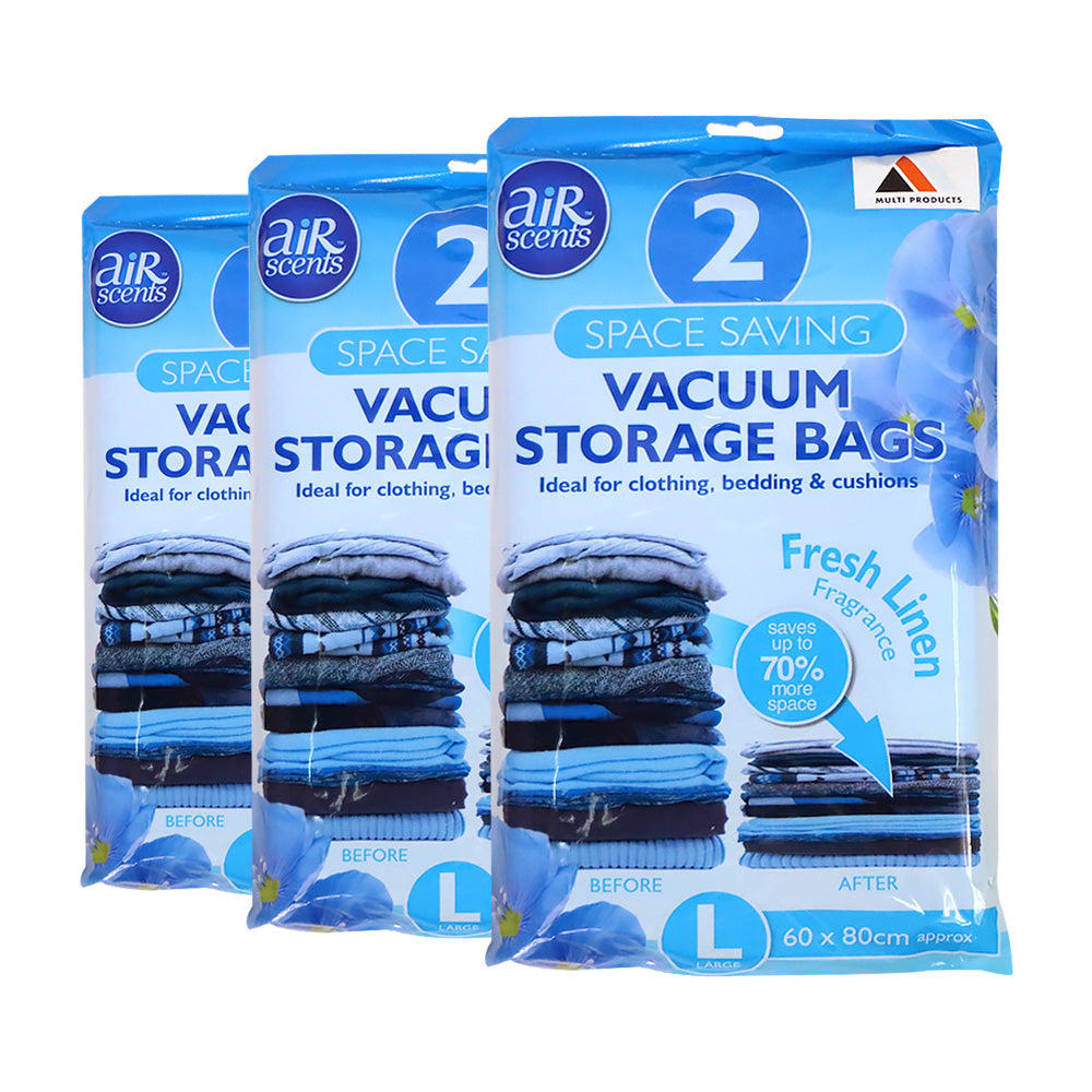 AirScents 芳香衣物壓縮真空袋 2個裝 (棉柔舒香)