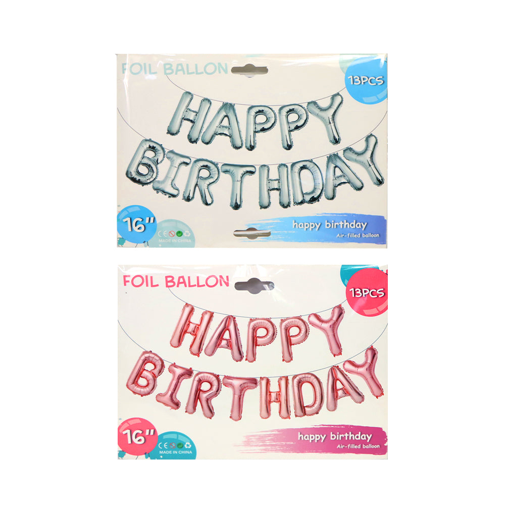 Happy Birthday Balloon Set