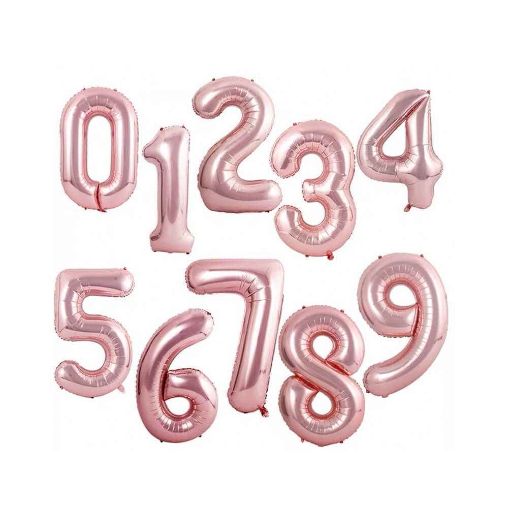 0-9數字鋁膜氣球套裝