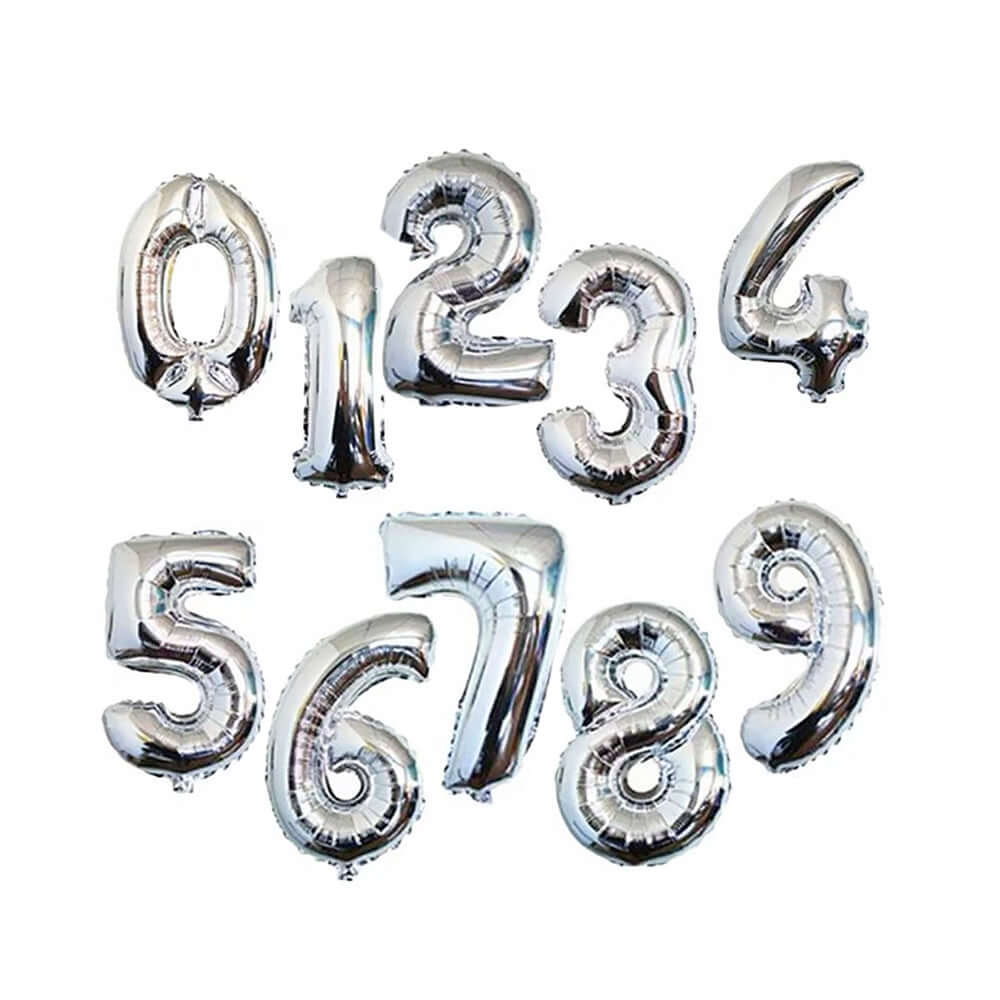 0-9 Number Balloon Set