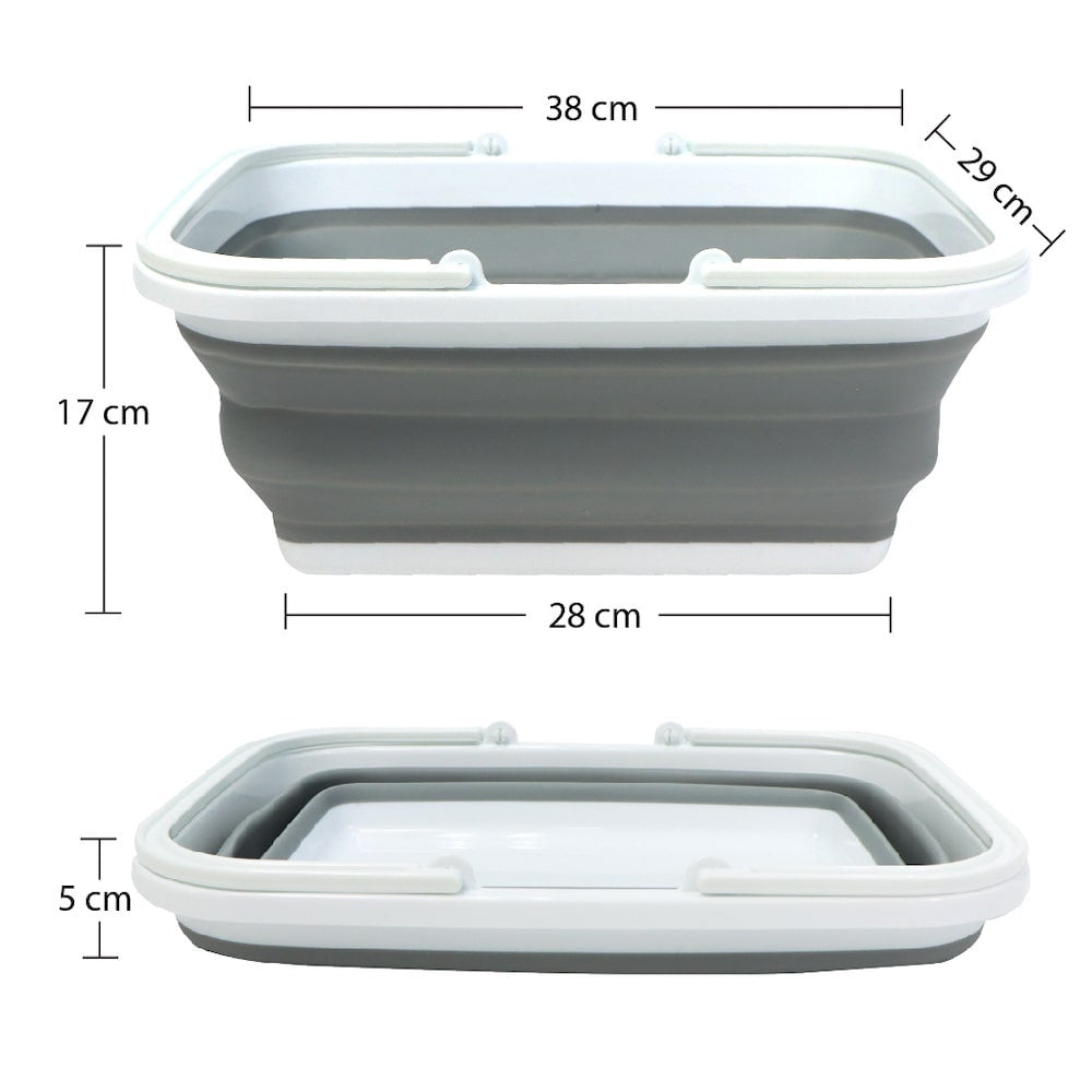 可摺疊手提長方籃尺寸