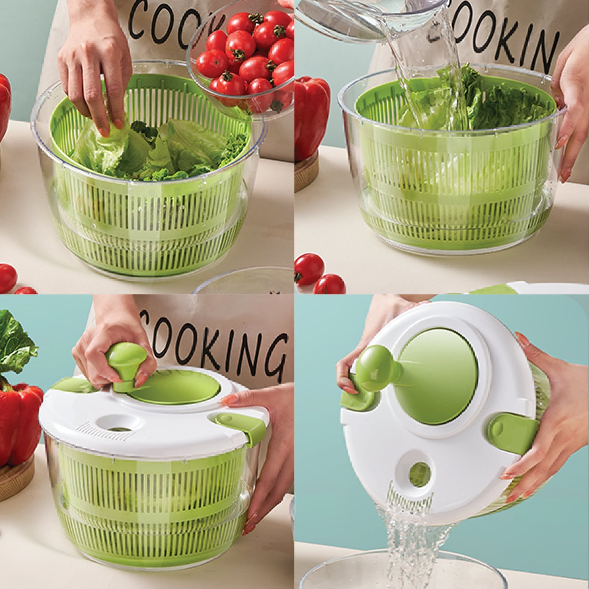 Salad Spinner 5L (Green)