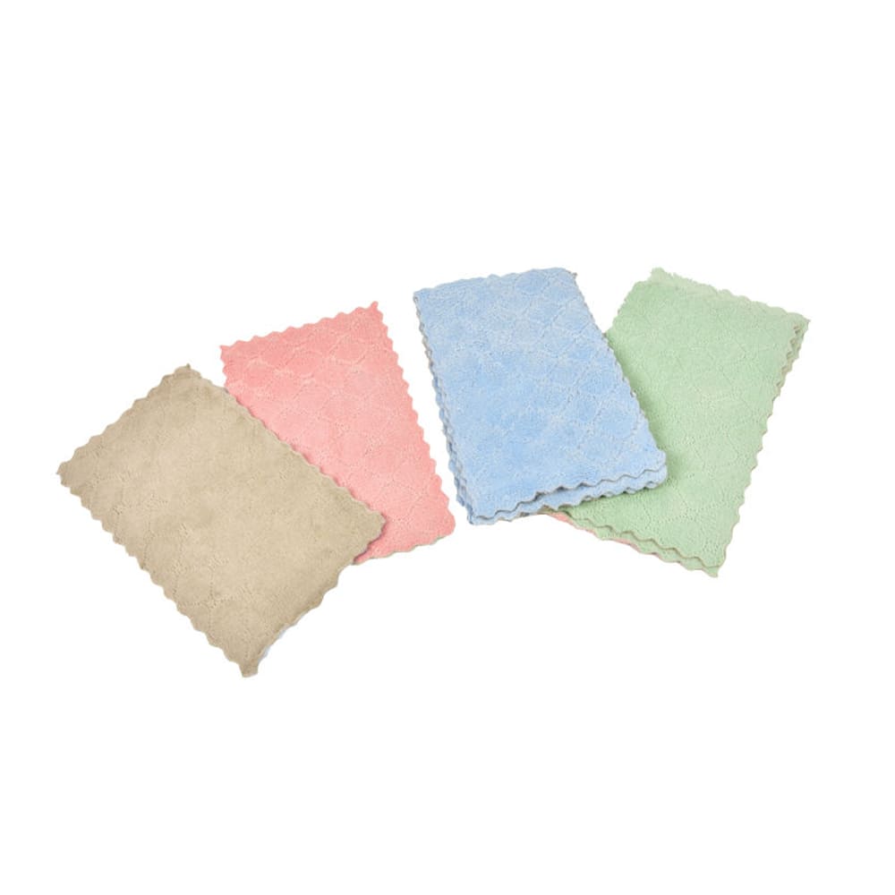 珊瑚絨雙色快乾抹布(10條)