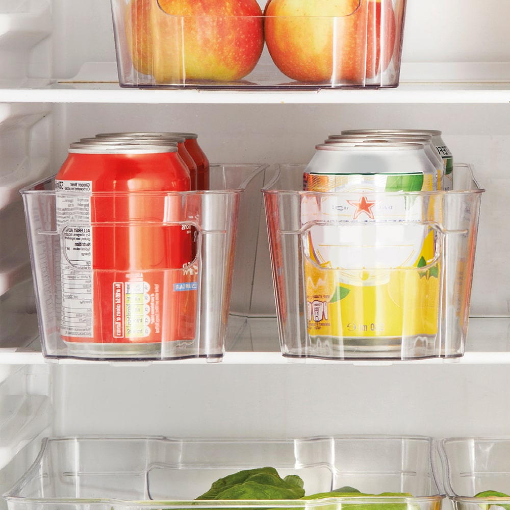 多用途窄身透明收納盒