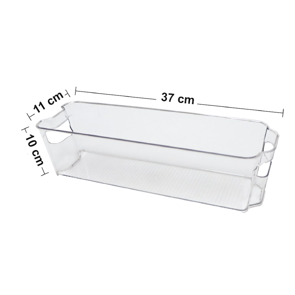 多用途窄身透明收納盒尺寸