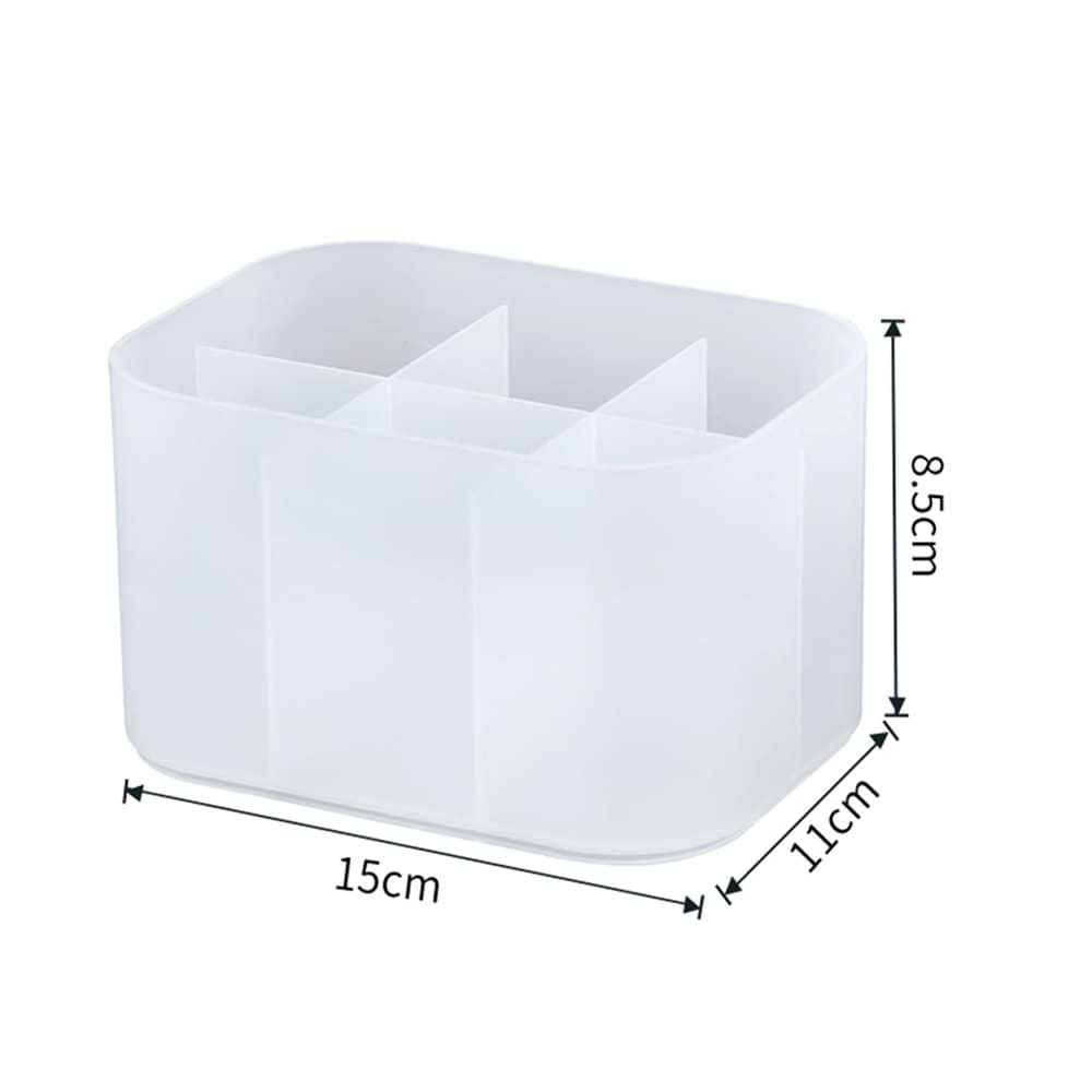 半透磨砂6格收納盒(大)
