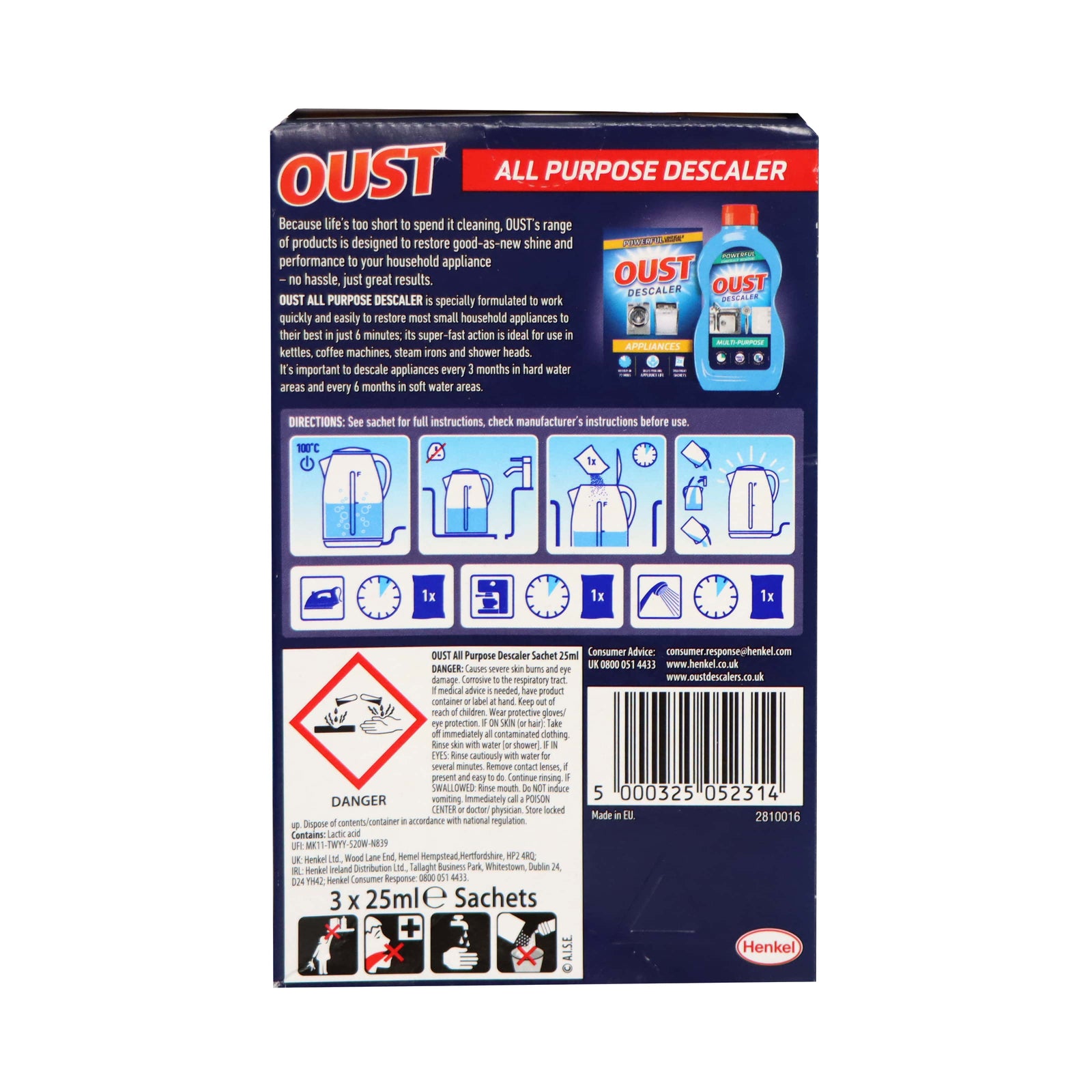 Oust 全能水垢清 3包