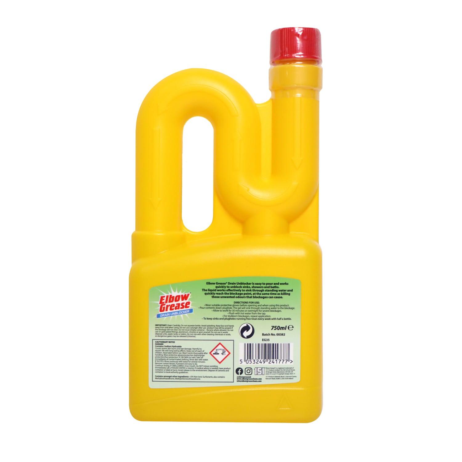 Elbow Grease Drain Unblocker 750ml