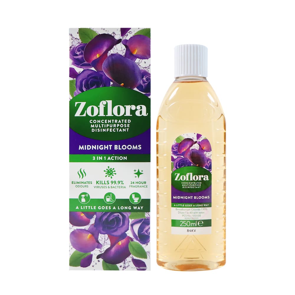 Zoflora Concentrated Disinfectant 250ml (Midnight Blooms)