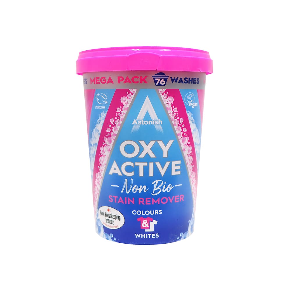 Astonish Oxy Active Non Bio Fabric Stain Remover 1.65kg