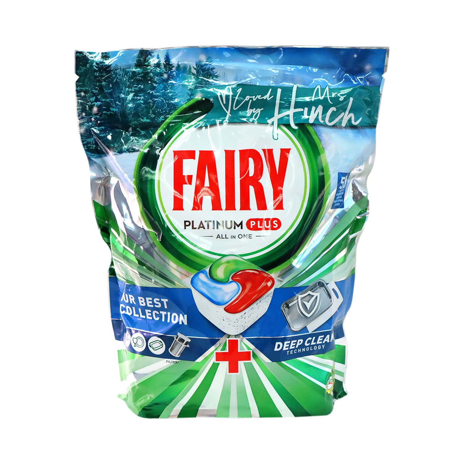 [P&G] Fairy Platinum Plus All In One Dishwasher Tablets Lemon 58pcs
