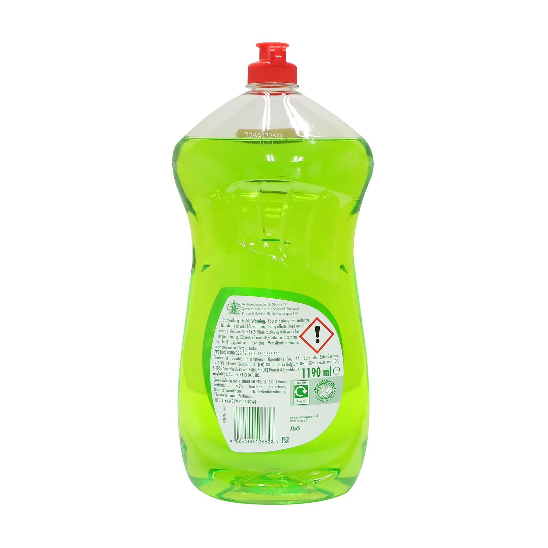 [P&G] Fairy Washing Up Liquid 1.19L (Apple & Rhubarb)