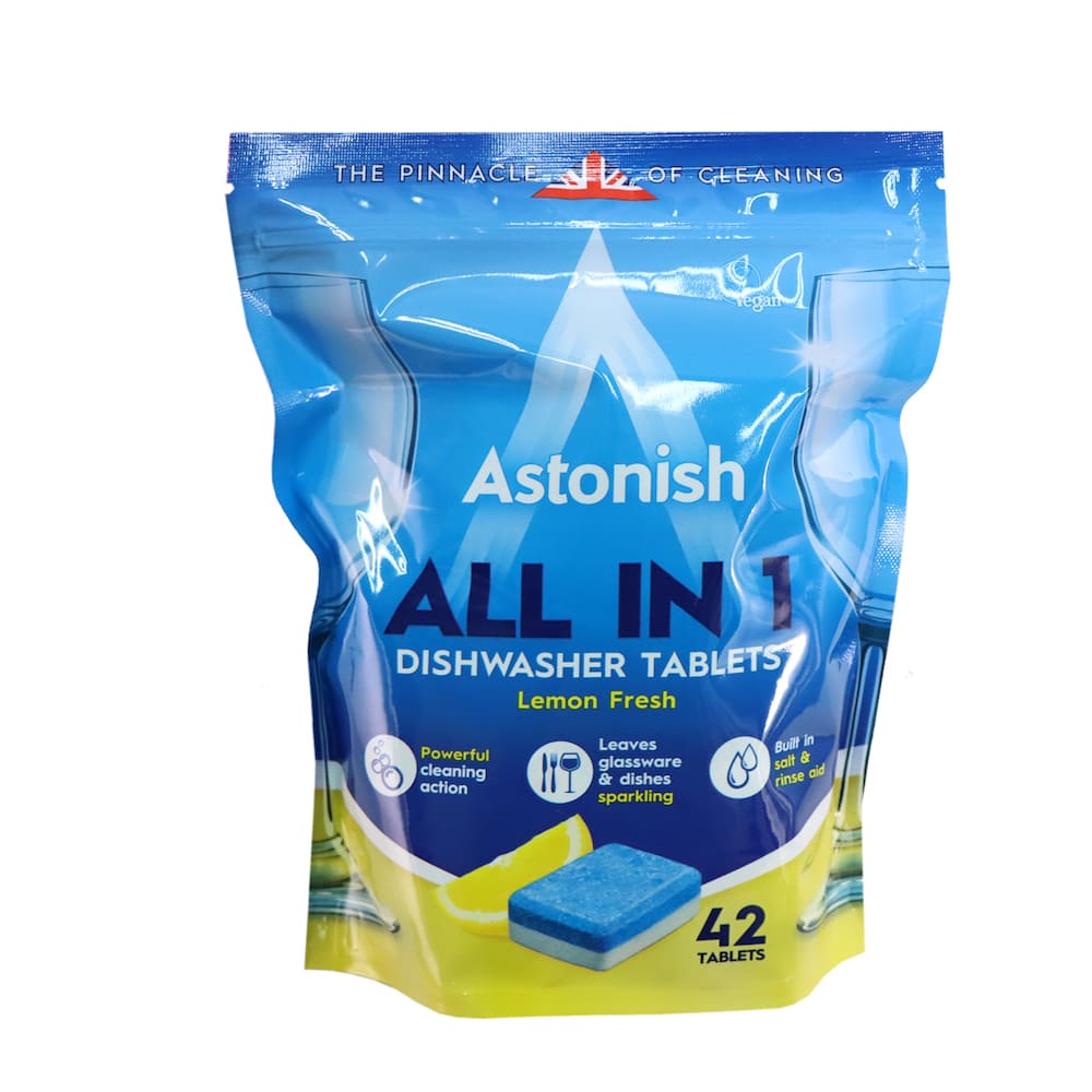 Astonish 英國潔 全效潔亮洗碗球 42粒 (洗碗碟機用) (檸檬味)