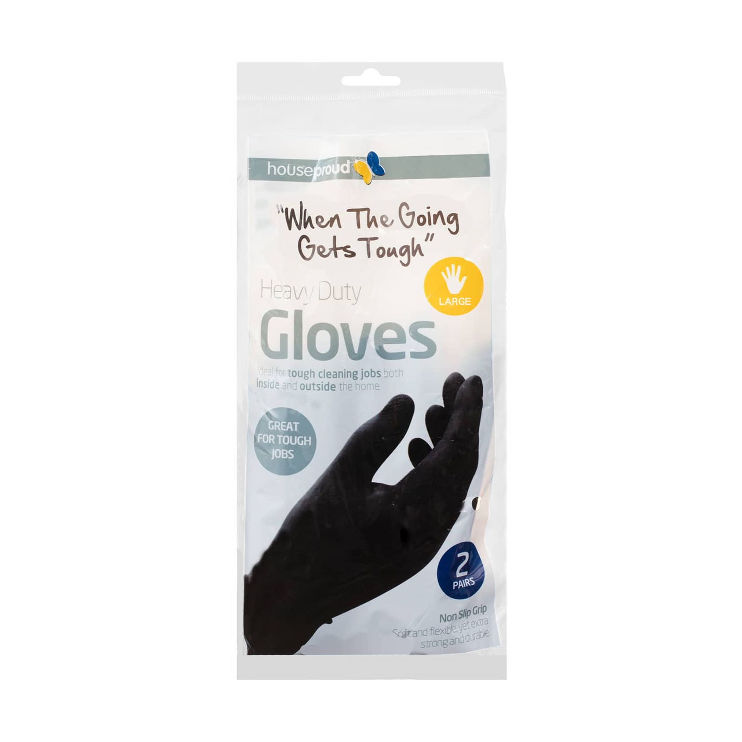 Heavy Duty Tough Gloves (2 Pairs)