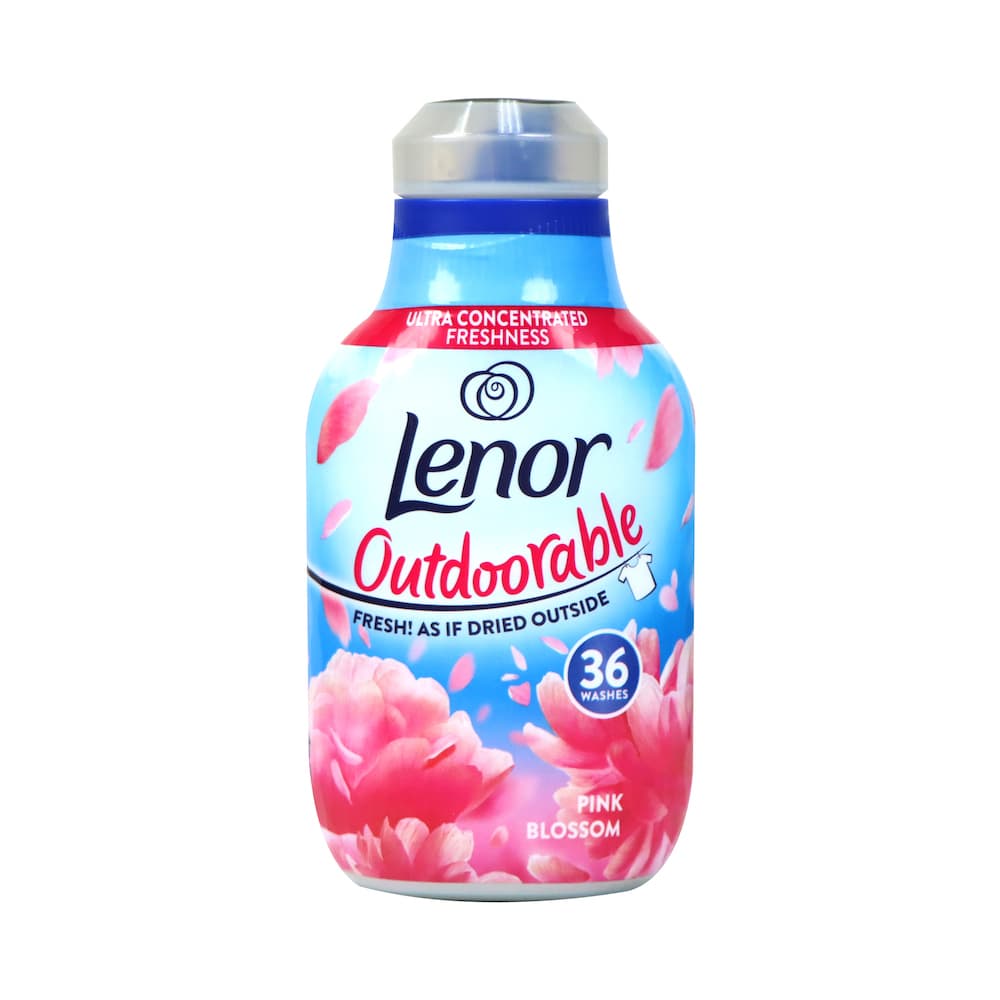 [P&G] Lenor Outdoorable Fabric Conditioner 504ml (Pink Blossom)