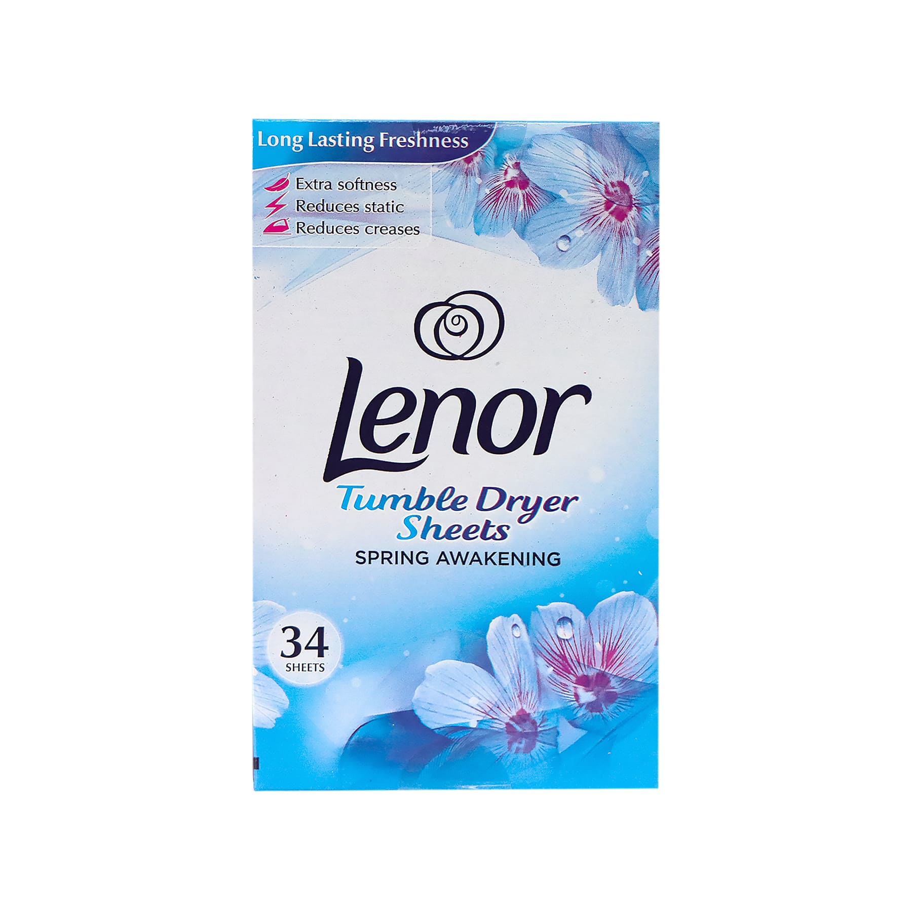 [P&G] Lenor 衣物柔順紙 34片 (乾衣機專用) (春季花香)