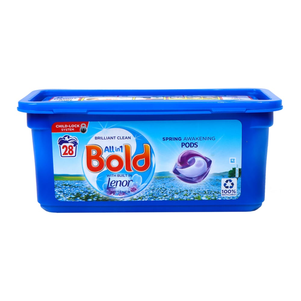 [P&G] Bold 全效濃縮洗衣膠囊 28粒 (春季花香)