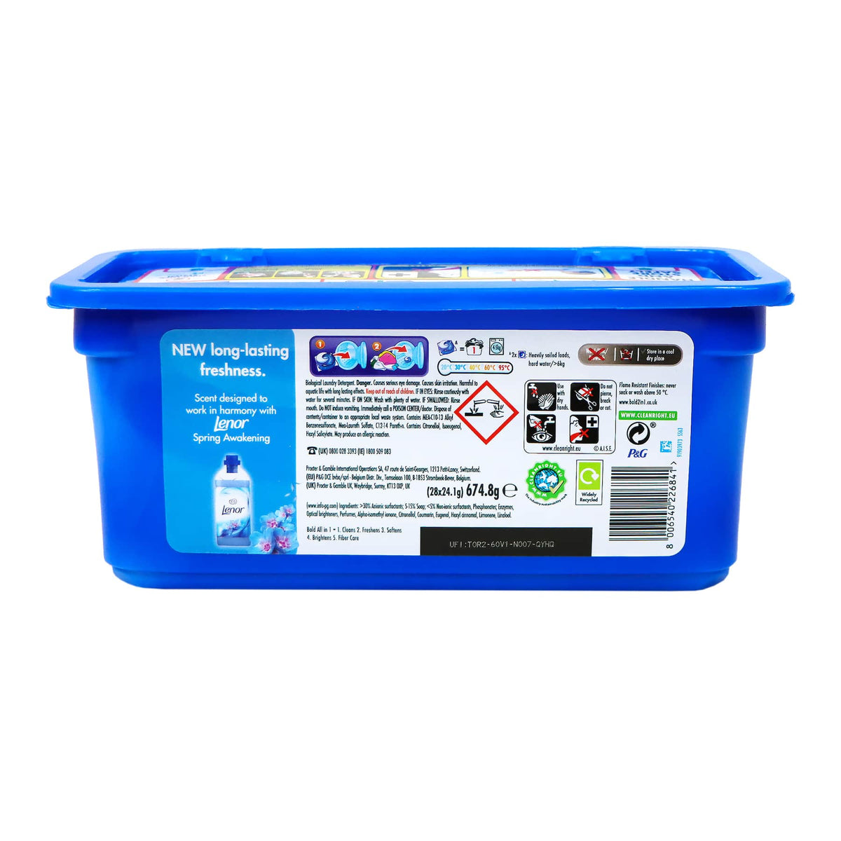 [P&G] Bold 全效濃縮洗衣膠囊 28粒 (春季花香)