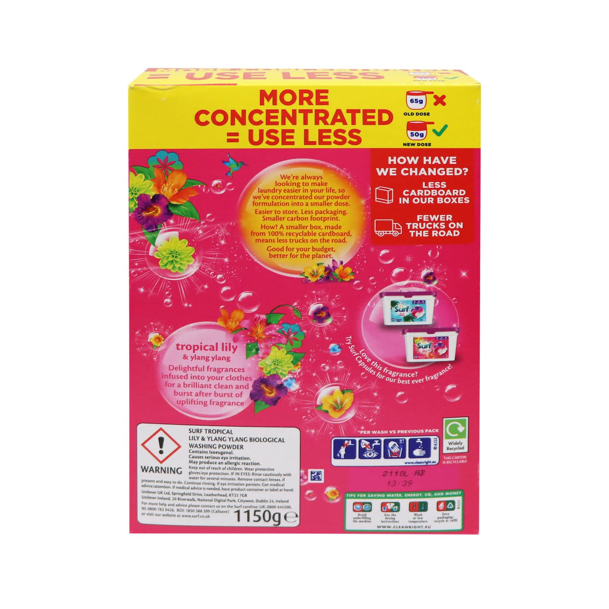 Surf 濃縮洗衣粉 1.15公斤 (熱帶花香)