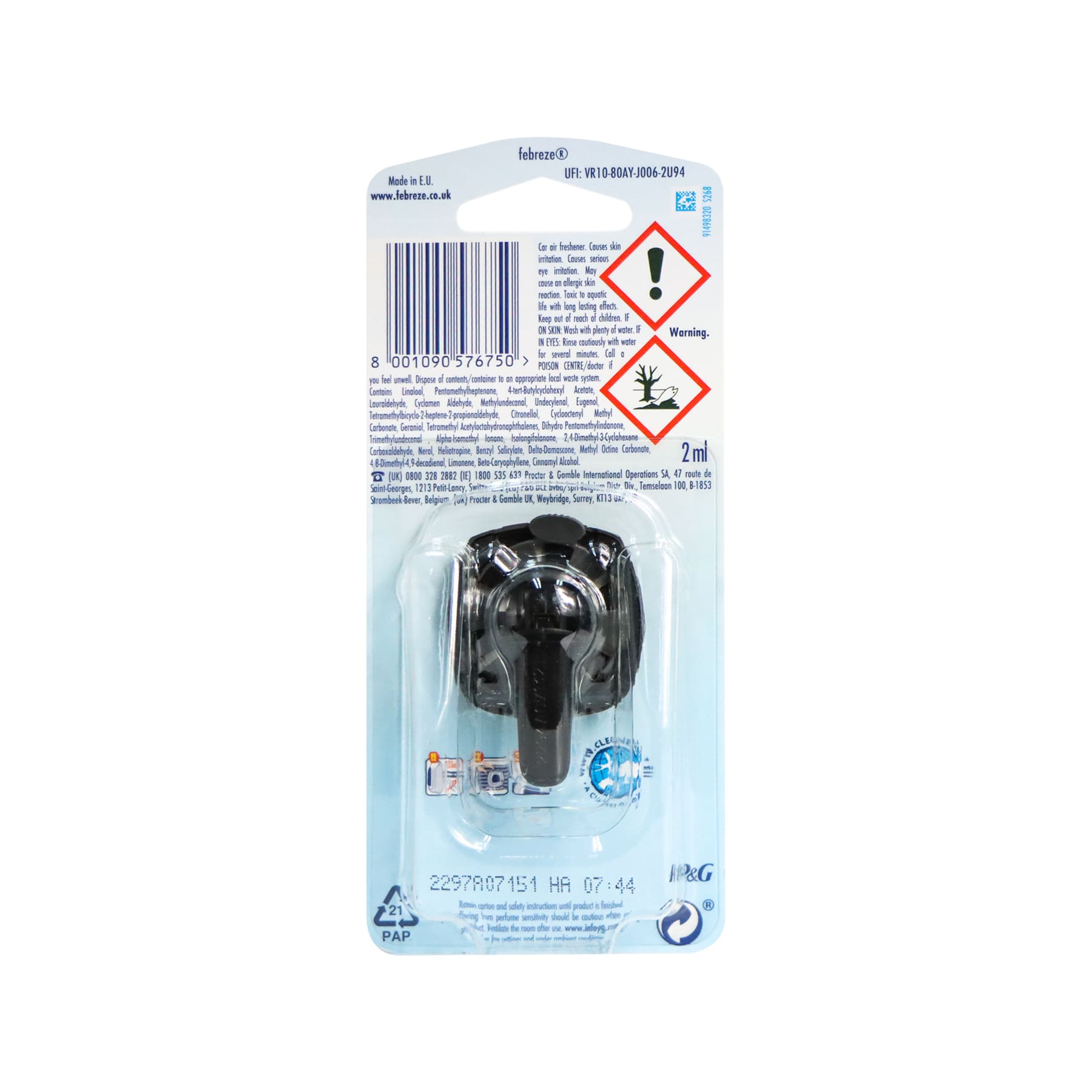 [P&G] Febreze Car Air Freshener (April Fresh Scent)