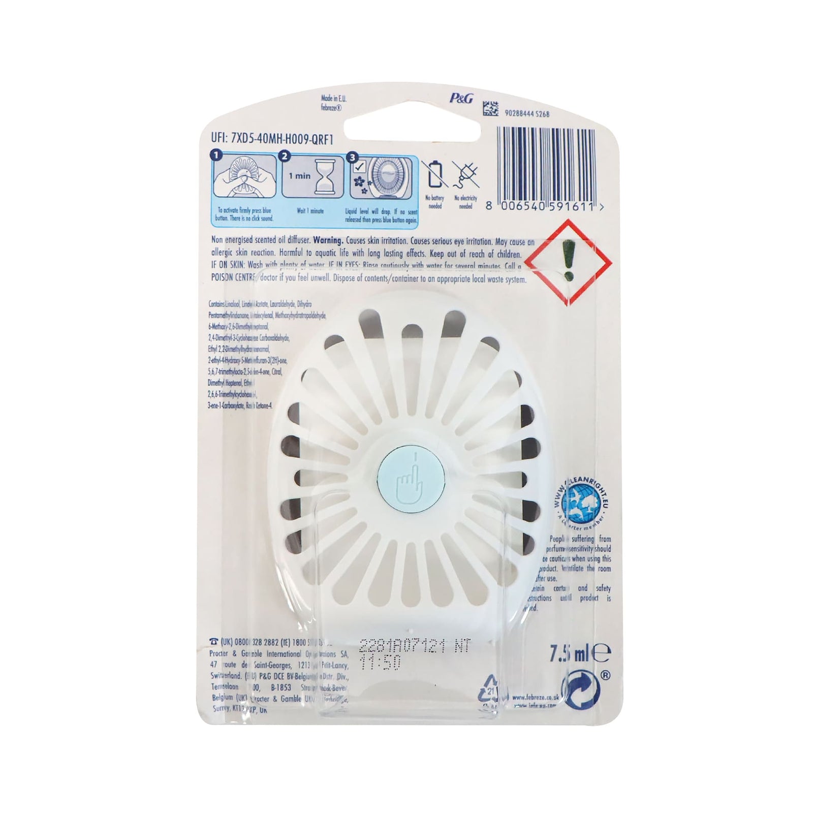 [BB] [P&G] Febreze Bathroom Air Freshener (Exotic Bloom)