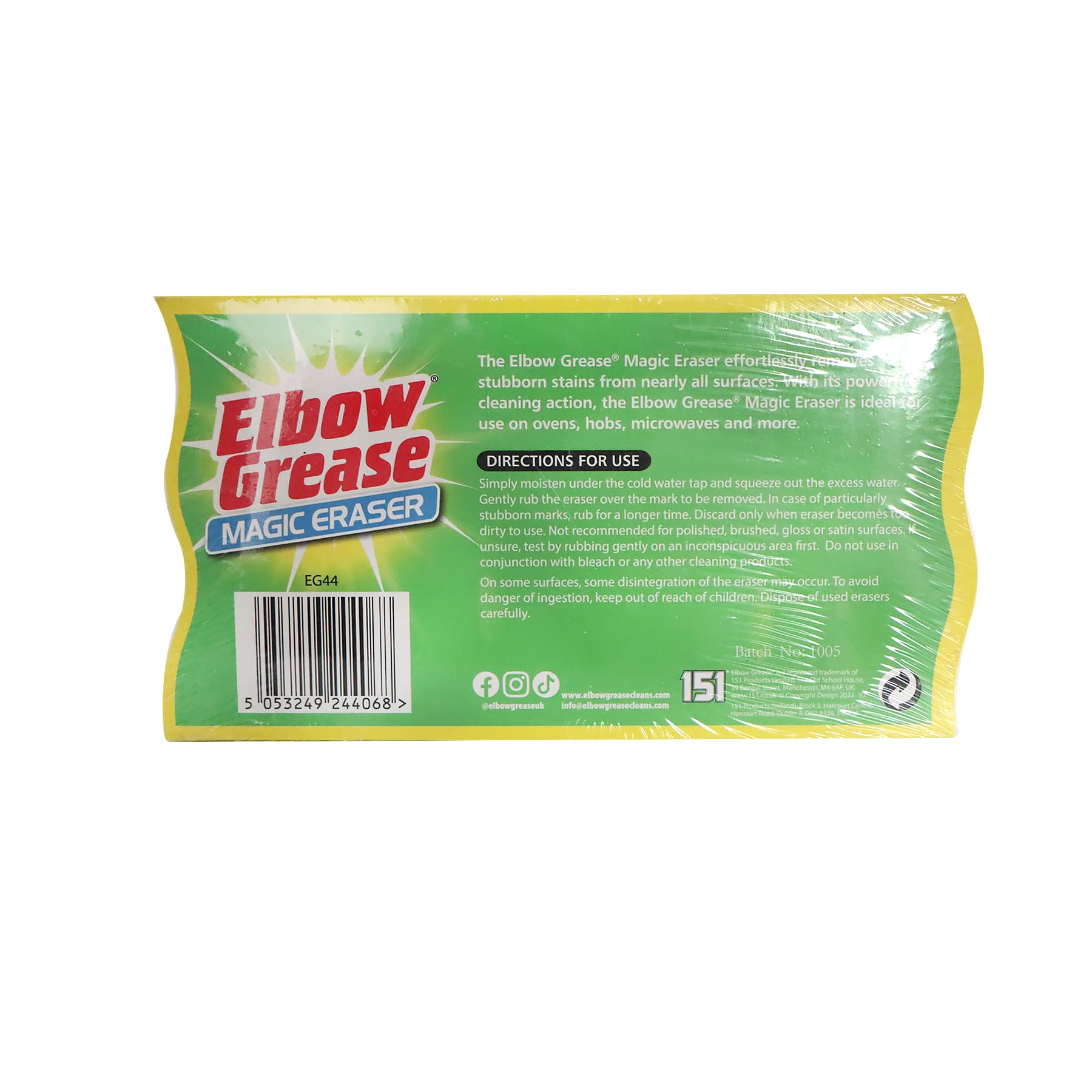 Elbow Grease Magic Eraser 3pcs