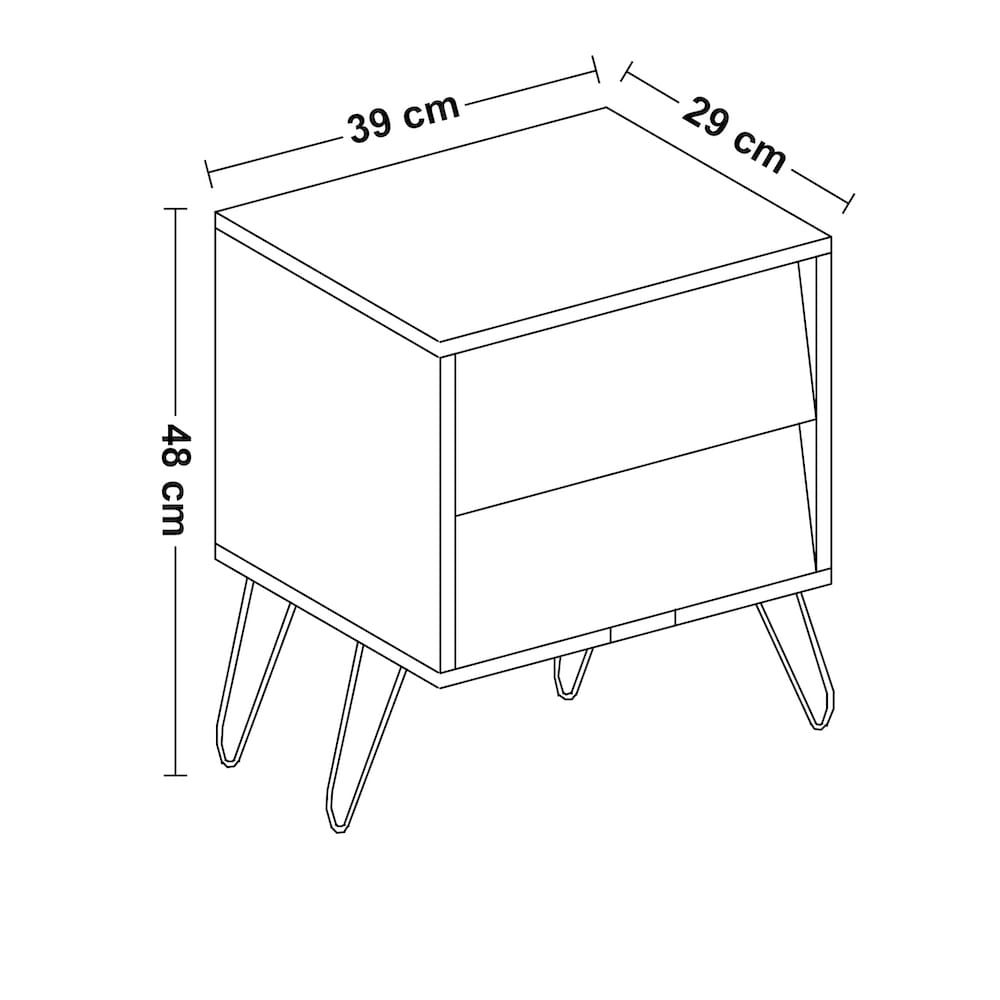 特色雙層抽屜矮櫃尺寸