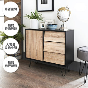 特色單門連3層抽屜矮櫃特色