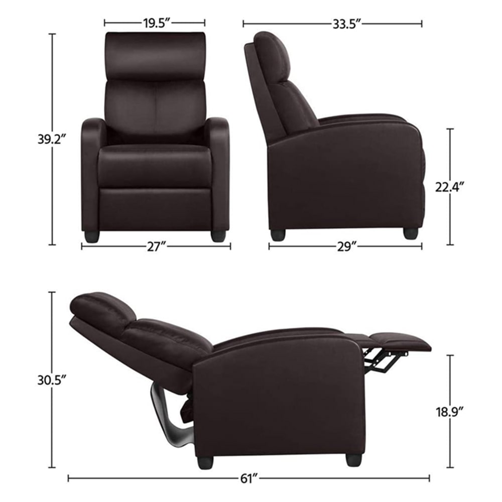 多角度活動式單人躺椅尺寸