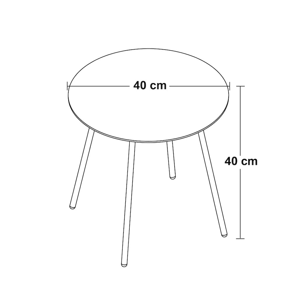 木製圓形茶几桌配金屬腳尺寸