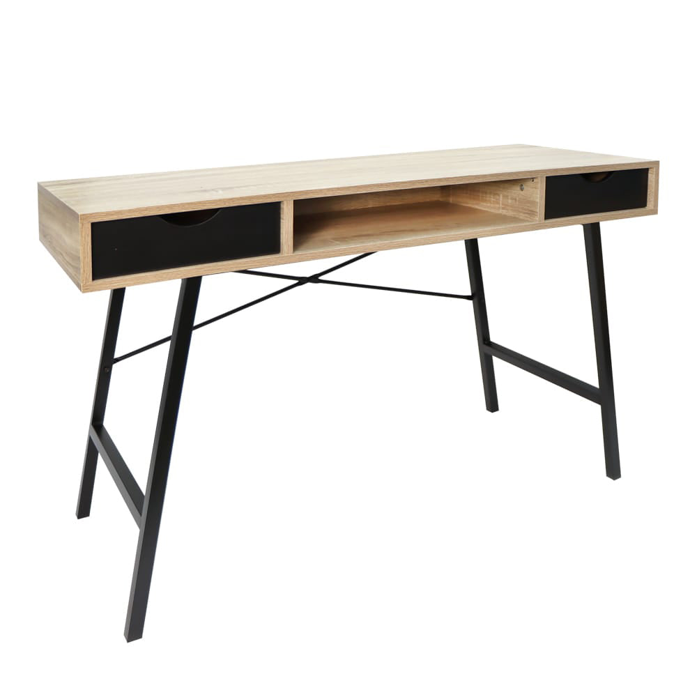 木面書檯連2格儲物抽屜