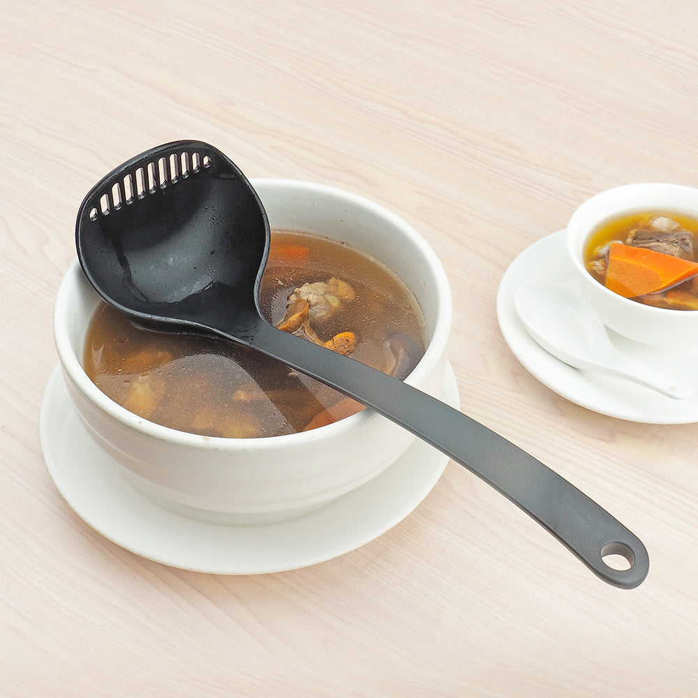 平底隔渣湯勺
