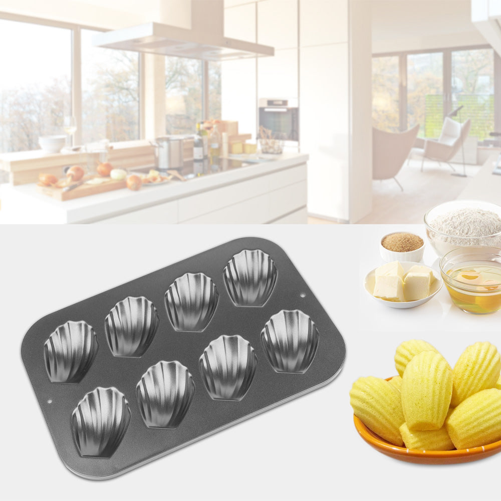 Baking Mold (8 Cakelet, Madeleine)