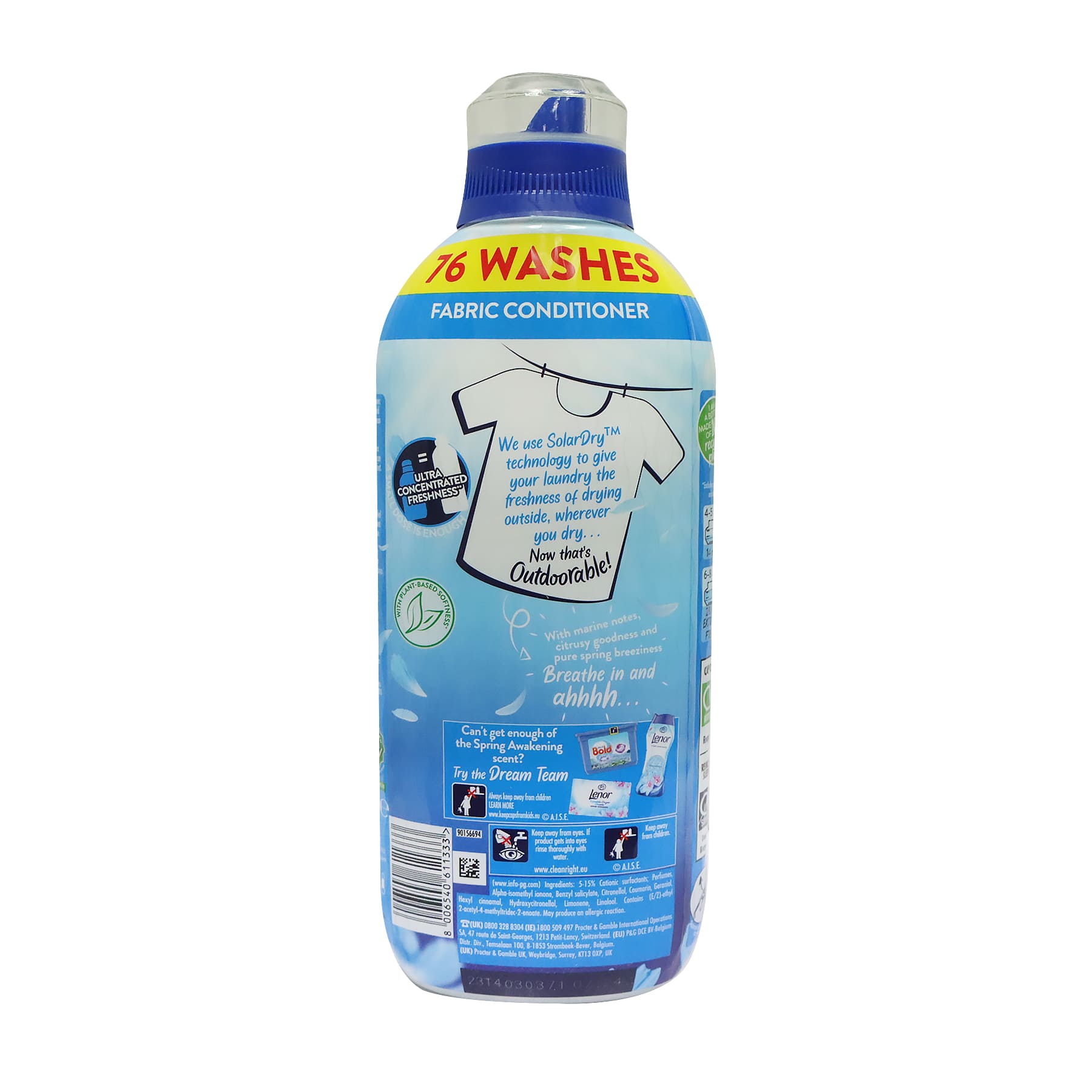 [P&G] Lenor Outdoorable Fabric Conditioner 1.064L (Spring Awakening)