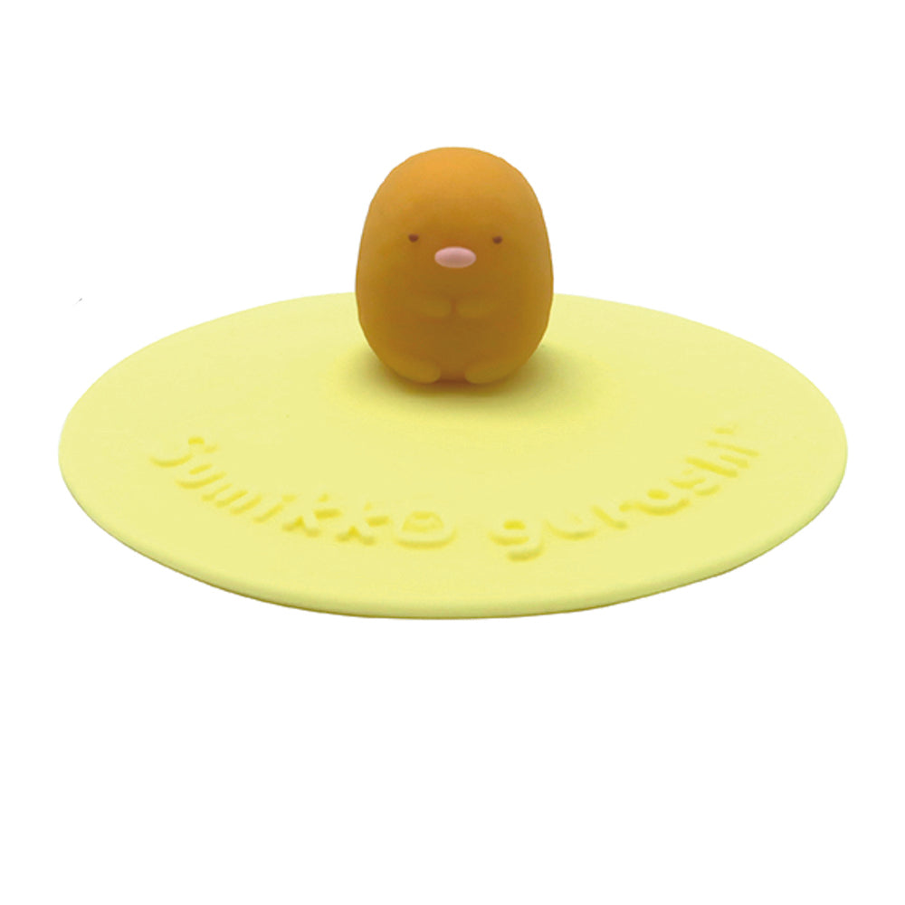 Sumikko Gurashi Silicone Cup Lid with Tonkastu