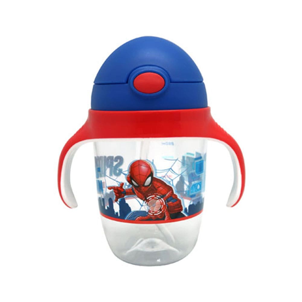 Spiderman Child Plastic Cup W/Straw 360 ml