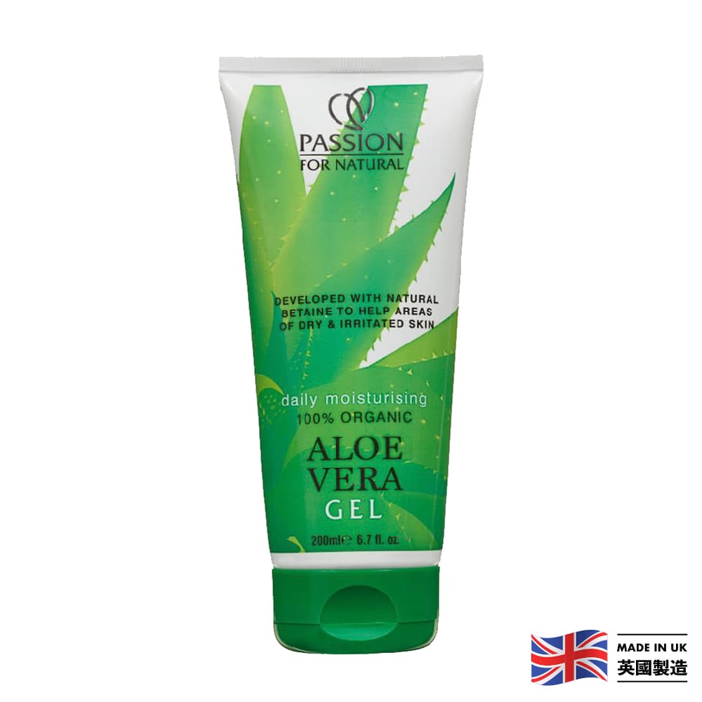 Passion for Natural 100%有機蘆薈保濕啫喱 包裝正面