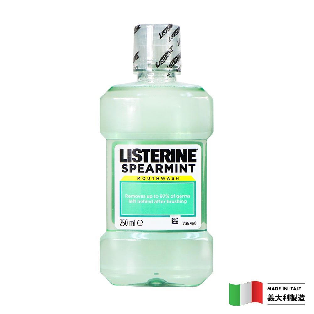 LISTERINE 李施德林 冰涼薄荷漱口水 包裝正面